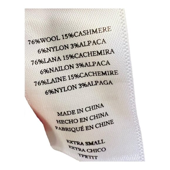 Rails Sybil Sweater XS Wool Cashmere Alpaca Heather Gray Crew Neck - Picture 6 of 6